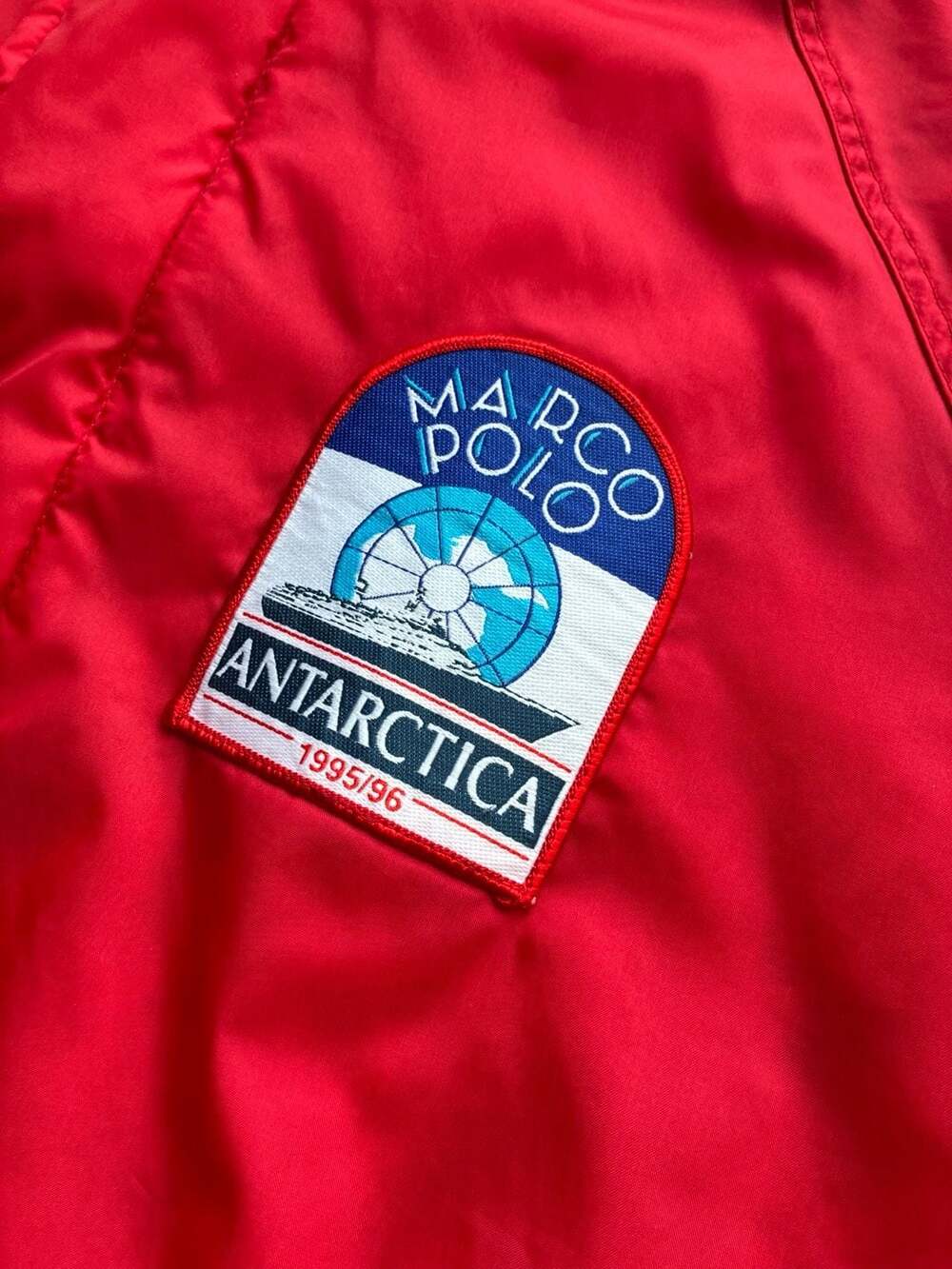Vintage Marco Polo Antarctica 1995/96 Orient Cruise Lines Quilted Lined Jacket